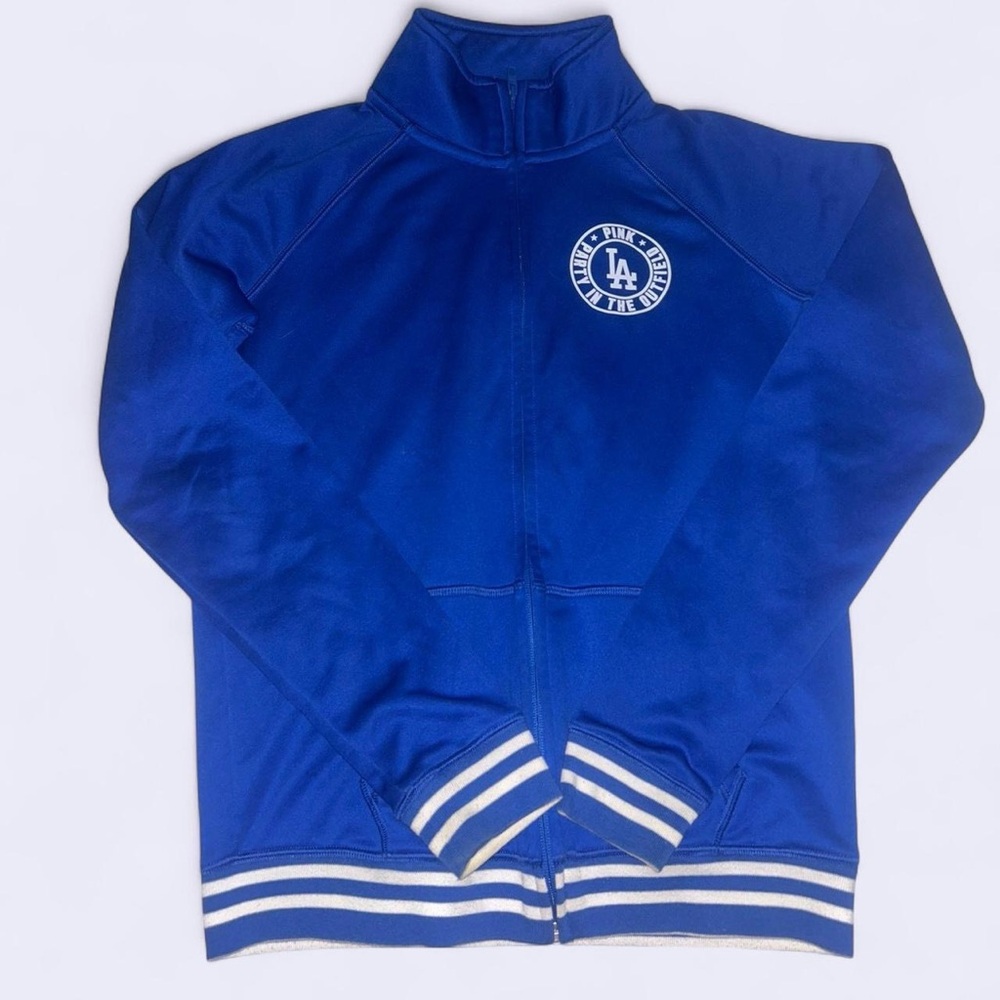 women’s  Blue LA Logo Jacket